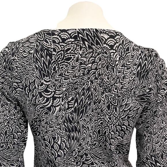 CHICO'S Easywear Wrinkle Resistant 3/4 Sleeve Cowl Neck Blouse SZ S - Picture 6 of 10